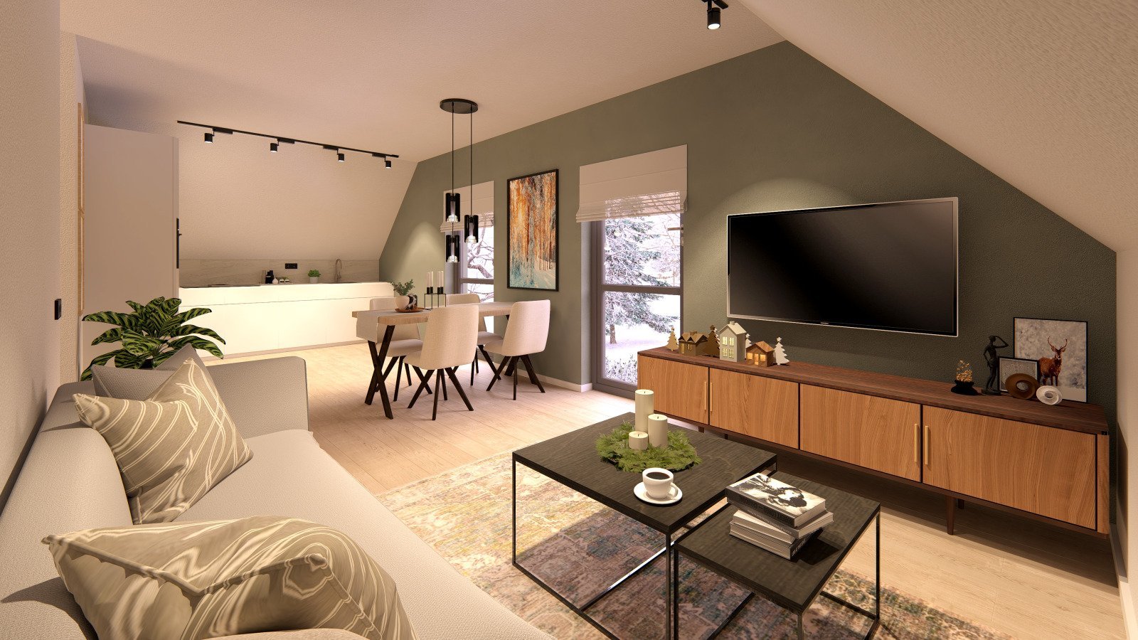 Mehrfamilienhaus projektiert auf realem Grundstück in Wildau