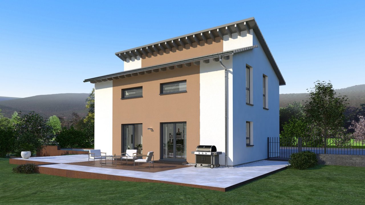 EIN ECHTER HINGUCKER-HAUS MIT VERSETZTEM PULTDACH