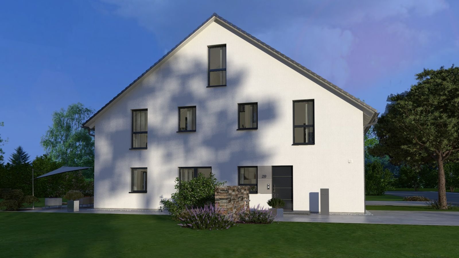 Hier ist ihr Doppelhaus - die clevere Art zu wohnen...