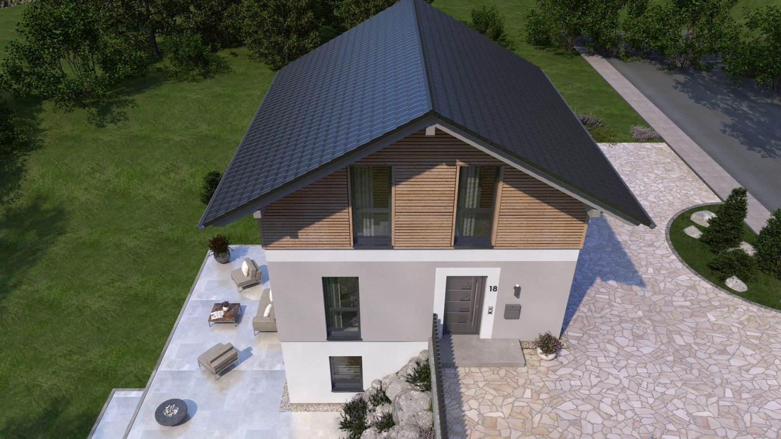 Unser Designhaus am Berg...mit Keller und einzugsfertig...