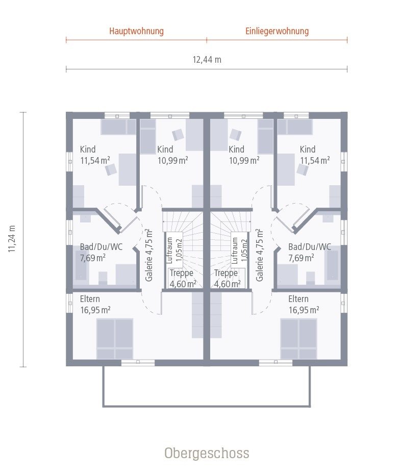 Zwei Wohneinheiten, ein großes Lebensgefühl für 2 Familien...
