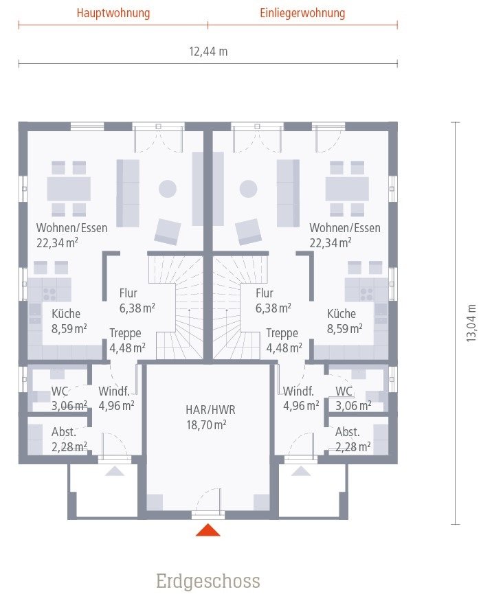 Zwei Wohneinheiten, ein großes Lebensgefühl für 2 Familien...
