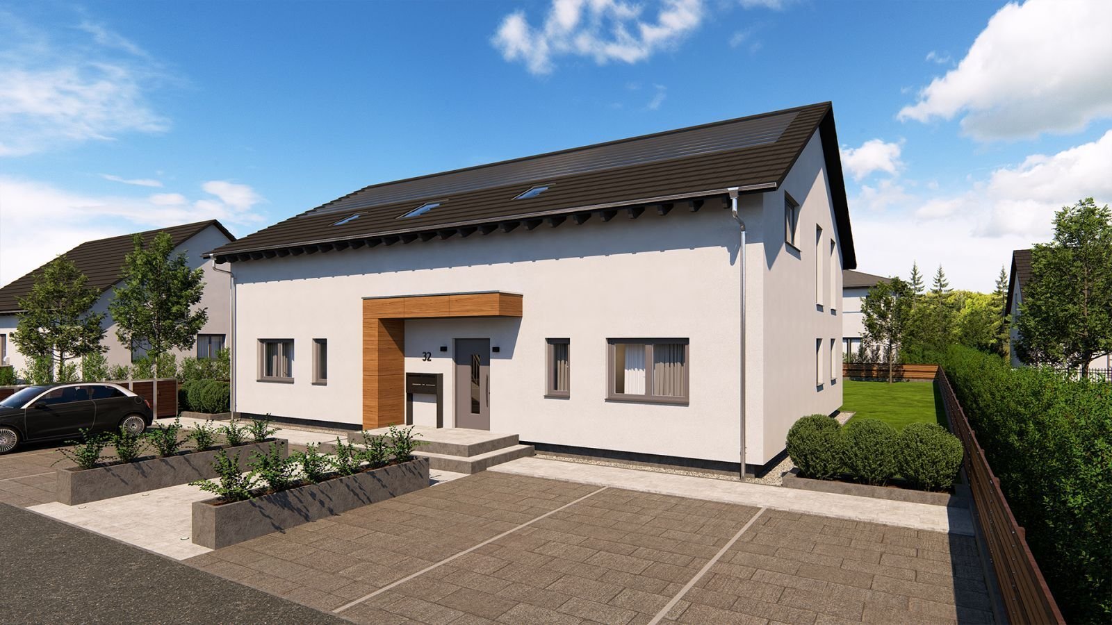 Mehrfamilienhaus mit vier großzügig geschnittene Wohneinheiten...015112801995