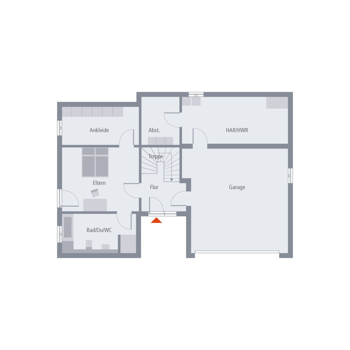 Unser Designhaus im Berg mit integrierter Garage...