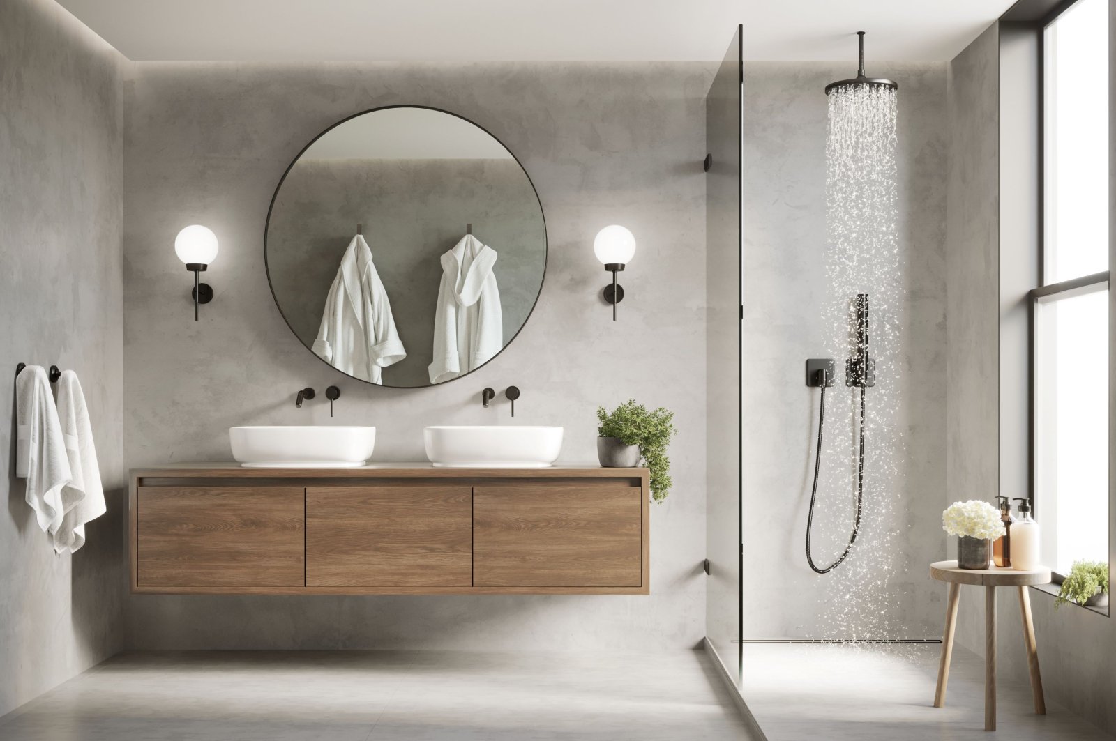 Zwei Familien unter einem Dach und jede ganz für sich...