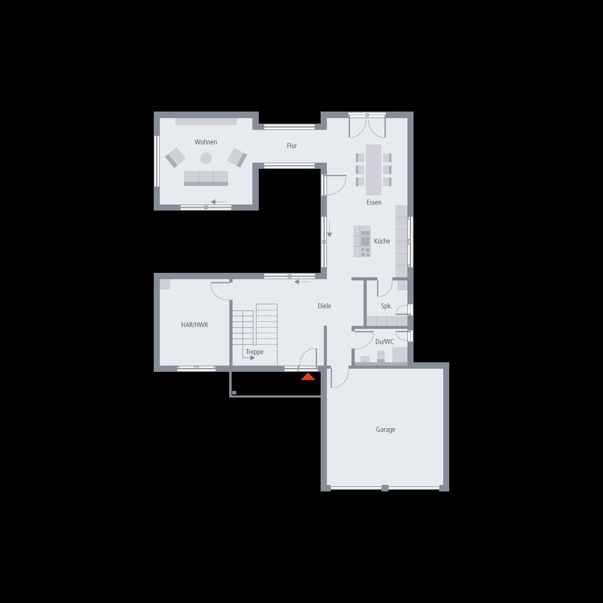 Standardhaus. Standardräume. Standardillusion.