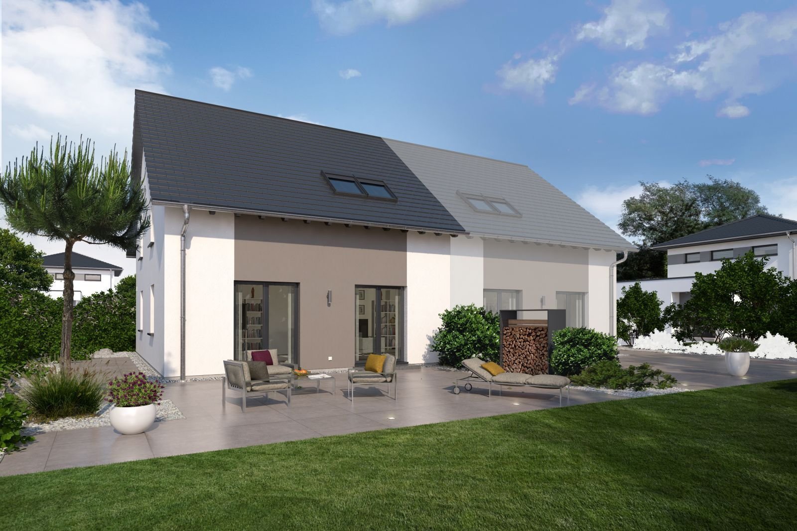 Zeitlos schönes Doppelhaus