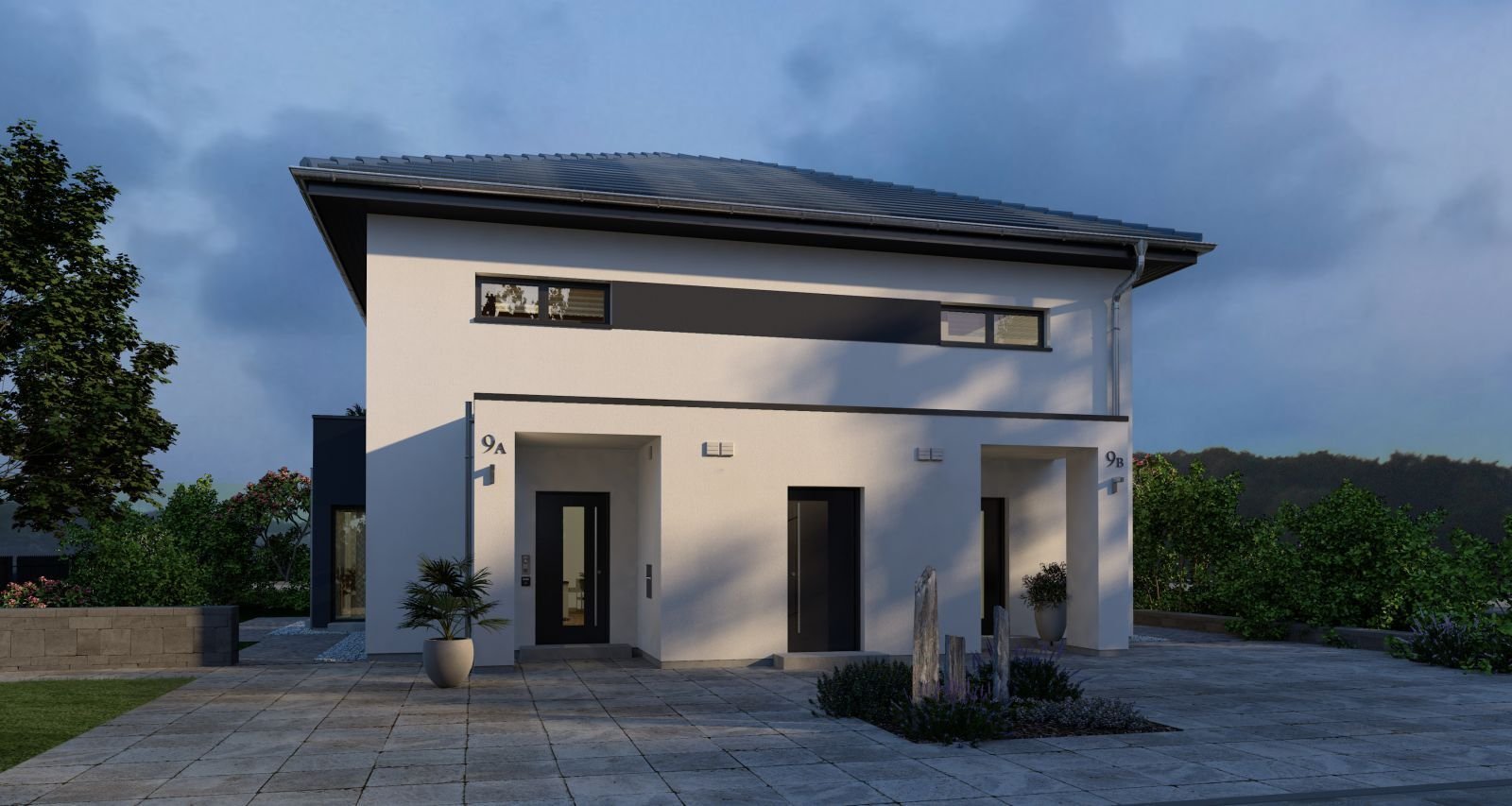 MODERNE VILLA UND ZWEI EINHEITEN