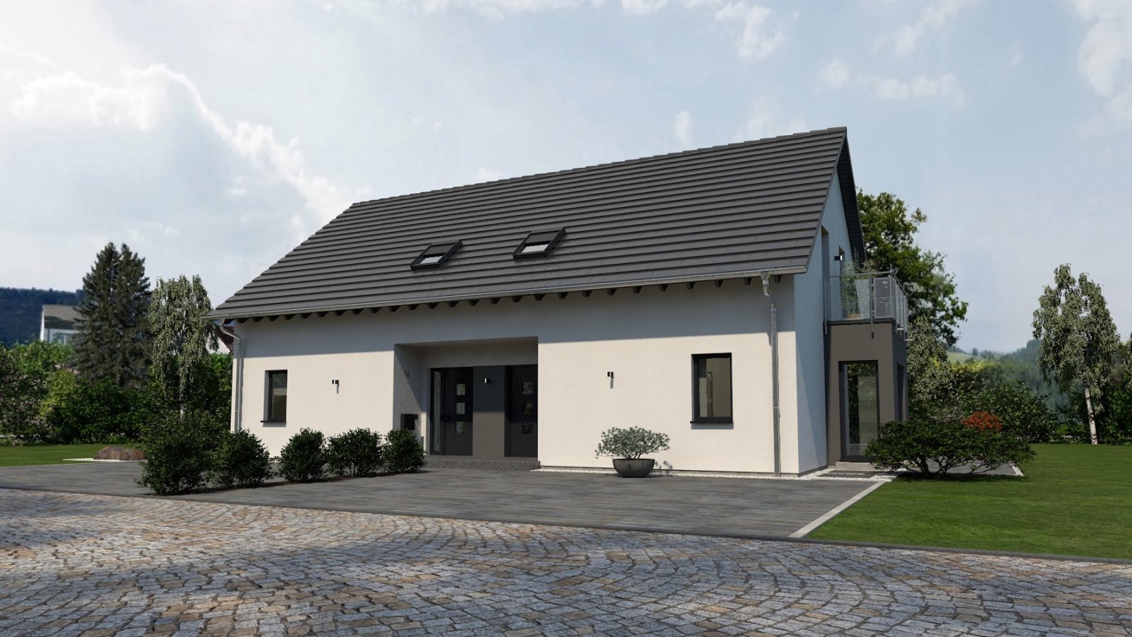 Haus mit 2 Wohnungen - mit Grundstücksanteil nur 400.000 € je Familie