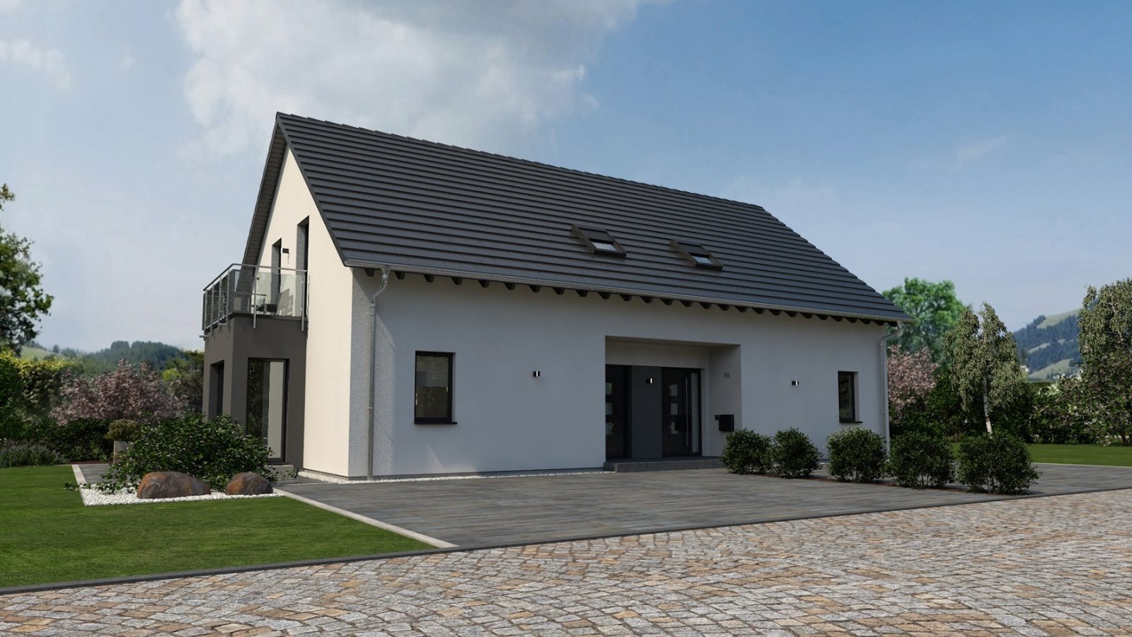 Haus mit 2 Wohnungen - mit Grundstücksanteil nur 400.000 € je Familie