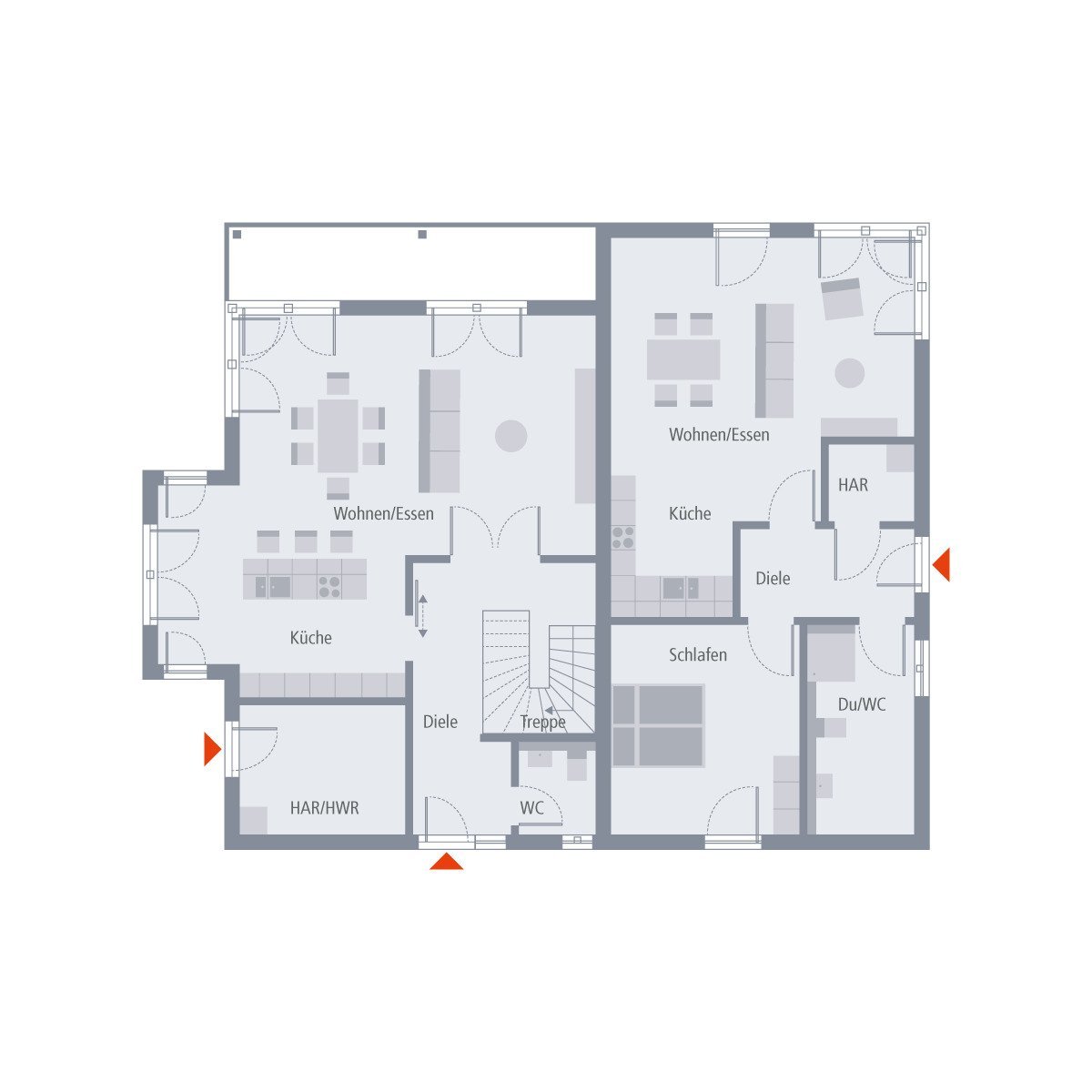 Eleganz trifft Raumvielfalt – Ihr Haus mit Einliegerwohnung