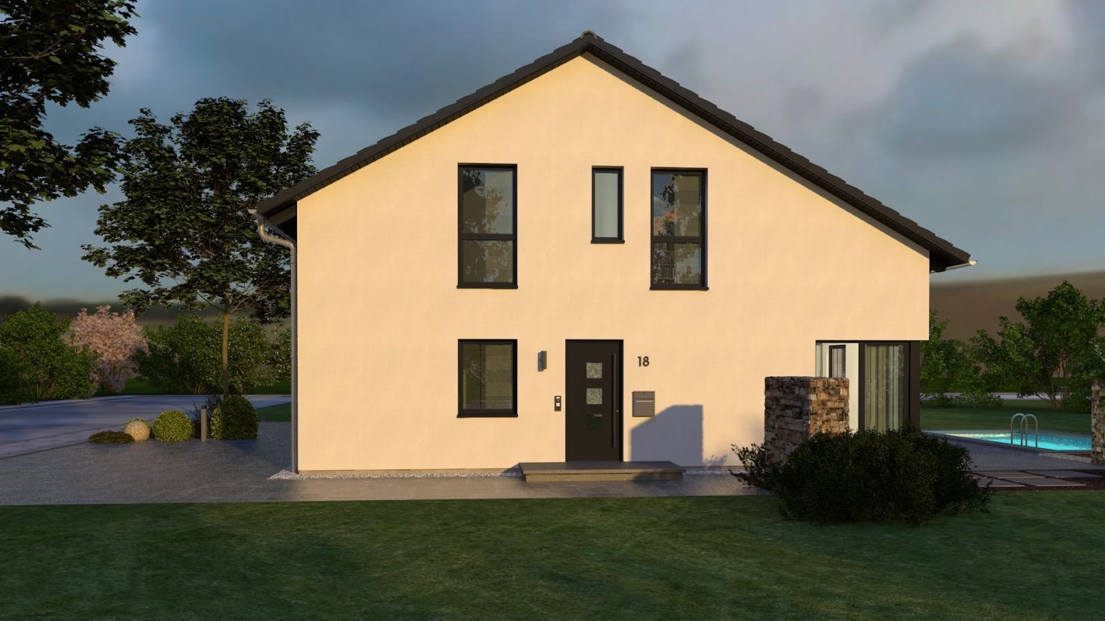 Eleganz trifft Raumvielfalt – Ihr Haus mit Einliegerwohnung