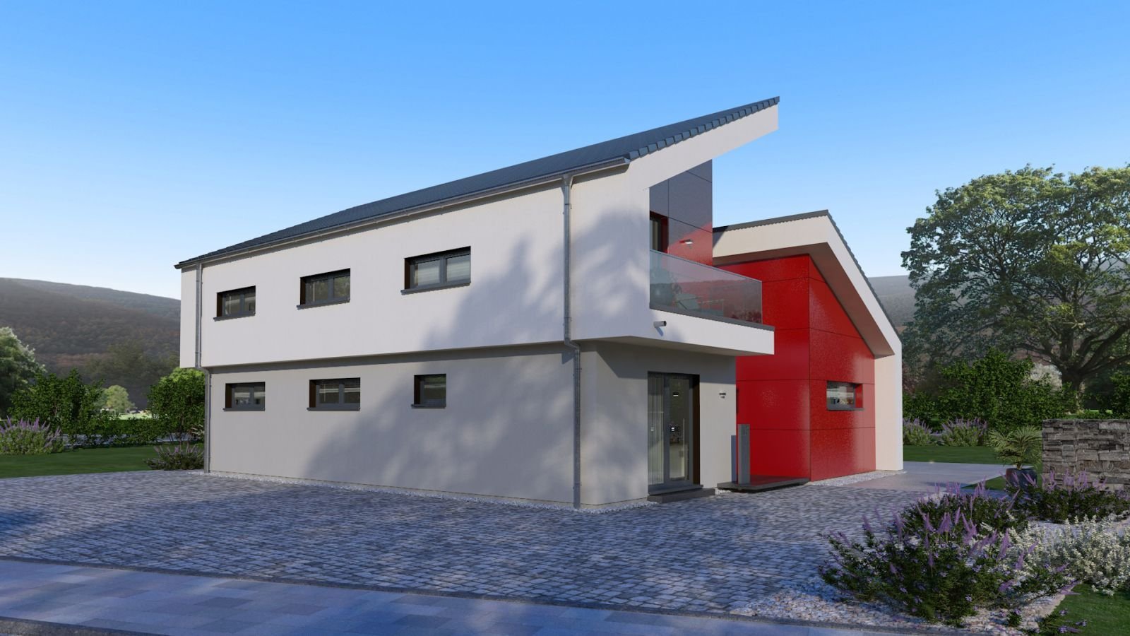 Modernes Pultdachhaus in Lichtenrade – Architektur für Individualisten