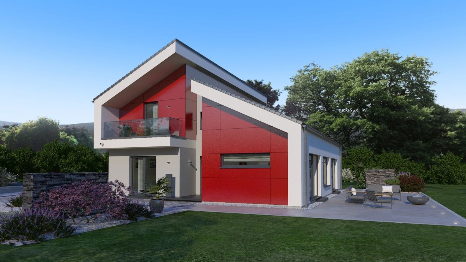 Modernes Pultdachhaus in Lichtenrade – Architektur für Individualisten