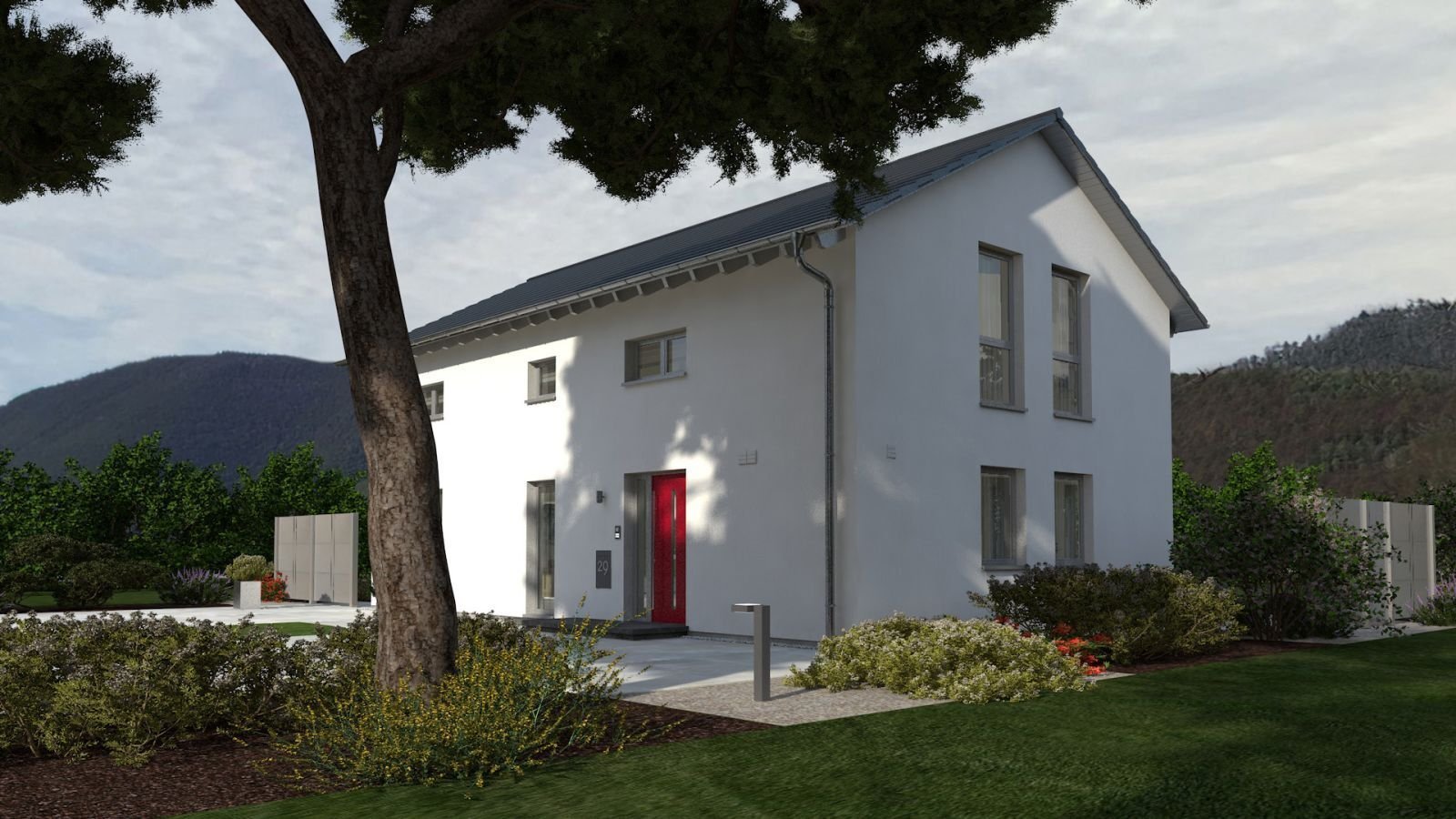 FAMILIENIDYLL IM GRÜNEN: EINFAMILIENHAUS MIT 185 QM WOHNKOMFORT