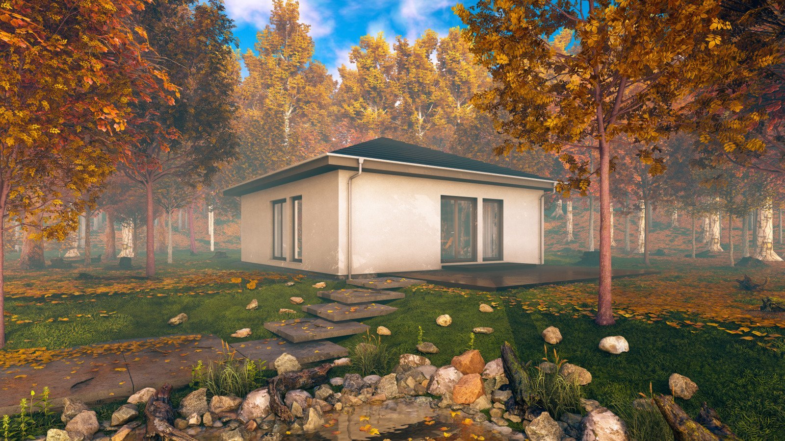 IDEAL FÜR SINGLES UND PAARE - BUNGALOW IN MACHERN