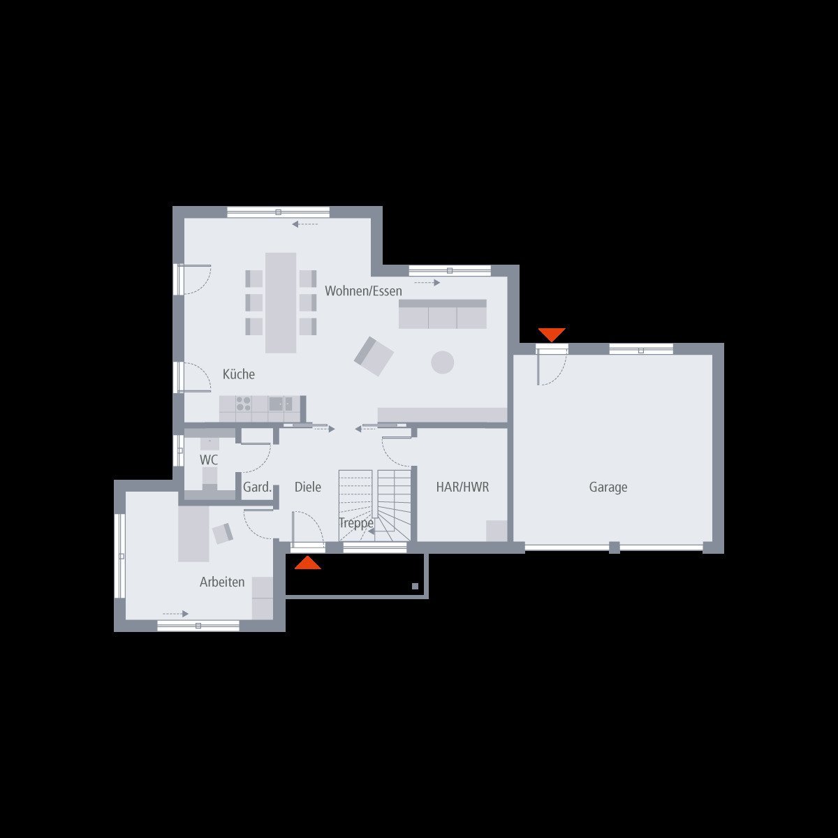 Büro? Apartment? Doppelgarage? Ja.