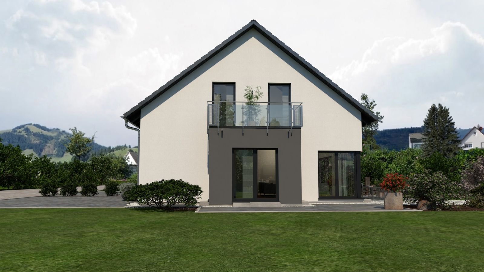 Sie mieten noch? Werden Sie doch selbst Vermieter! Pro Haushälfte inkl. Grundstück 427 Tsd. €.