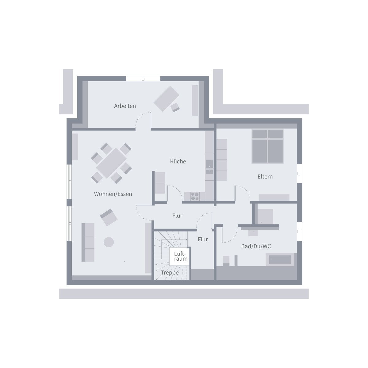 Zweifamilienhaus im großen Stil