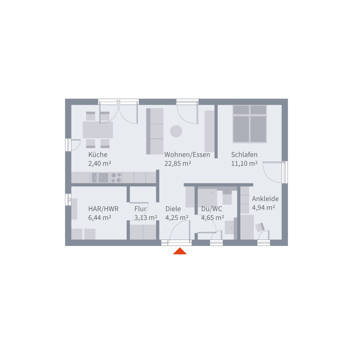 Kleine Bungalows für Singles und kleine Familien. Entfliehen Sie den steigenden Mieten. Bauen Sie mit Okal Ihr eigenes Zuhause.