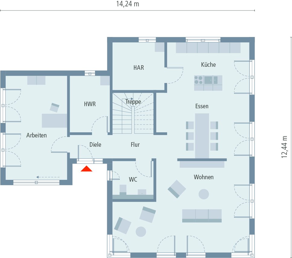 Ein Haus das keine Wünsche offen lässt ! Preis mit einen Grundstück berechnet !