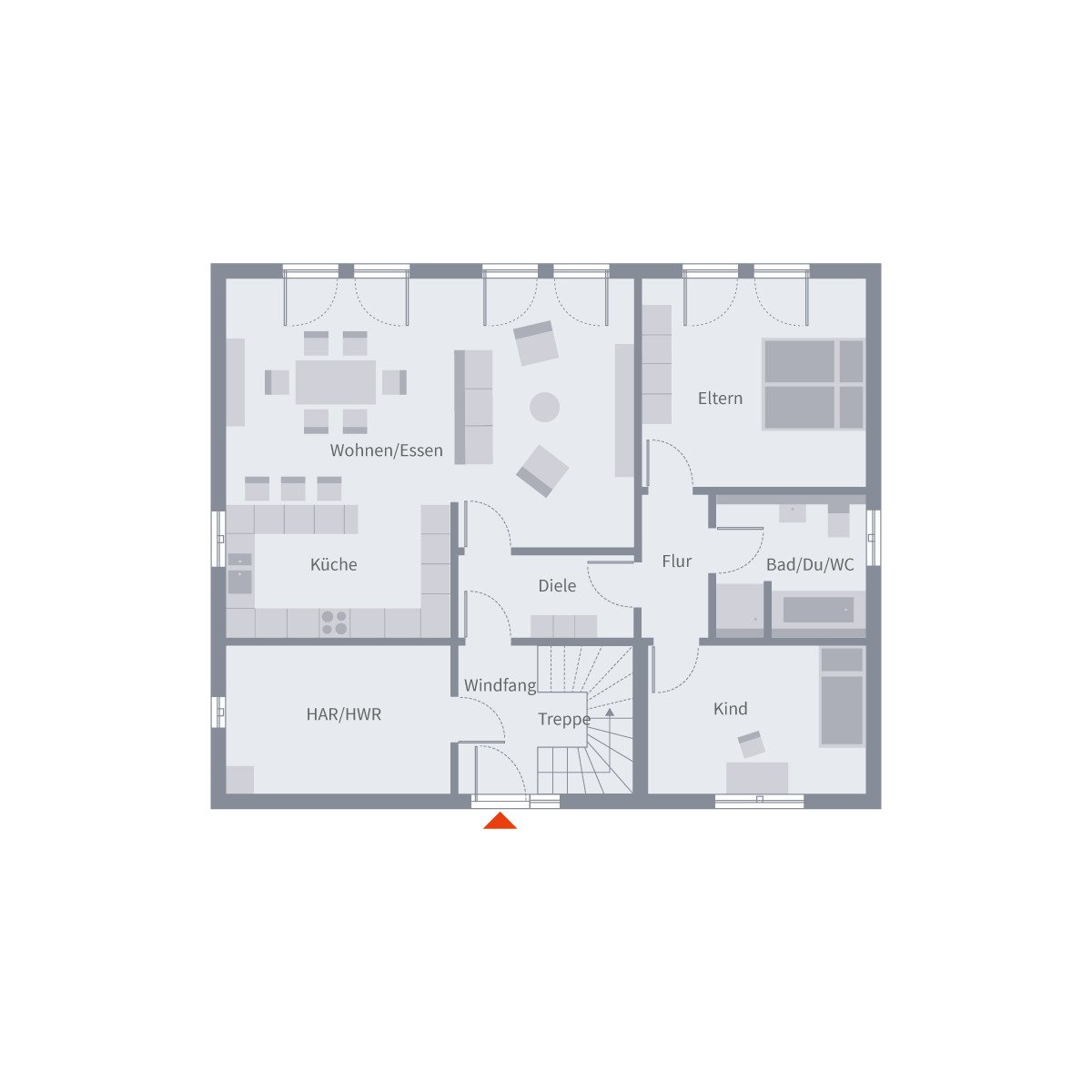 Haus für 2 Familien ! Nur 459.800,-€ je Wohnung/Familie/Grundstückhälfte !