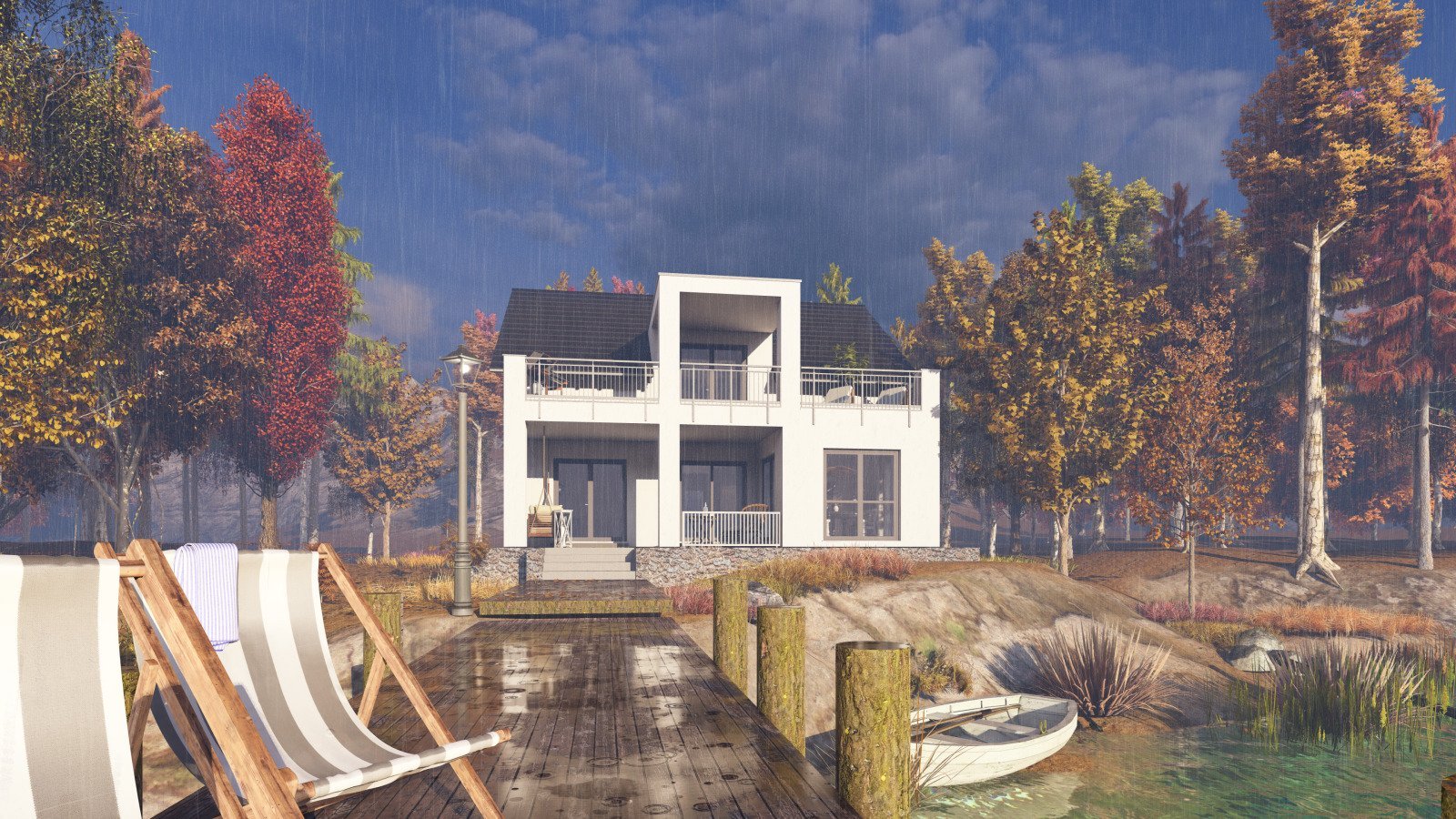 Wohnen im Hampton Stil 