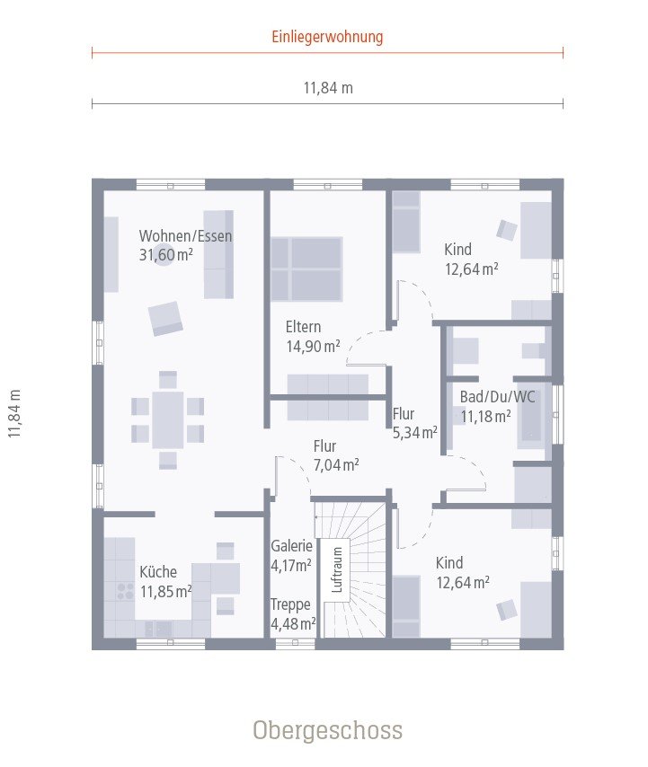 2 Wohnungen in einem Haus ! Je Wohnung/Familie mit Grundstück 388.200,-€ !