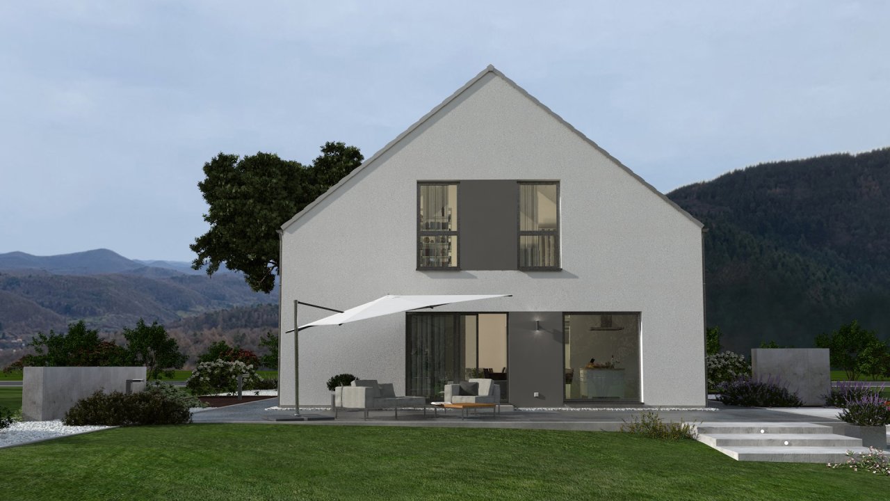 Dieses Haus ist gepaart mit Wohnkomfort und exklusiven Design ! Preis inklusive Grundstück !