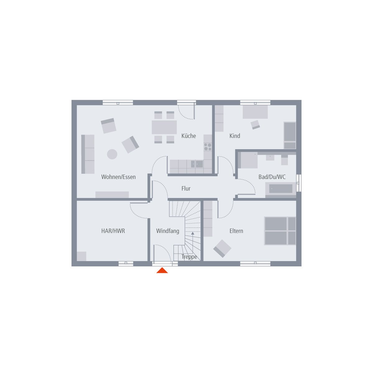 Haus mit 2 Wohnungen ! Nur 350.000,-€ je Familie/Wohnung/Grundstück !