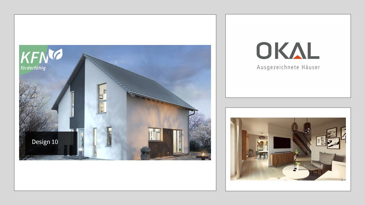 OFFENE ARCHITEKTUR UND DESIGN - BAUE JETZT MIT OKAL DEIN HAUS IN STAHNSDORF