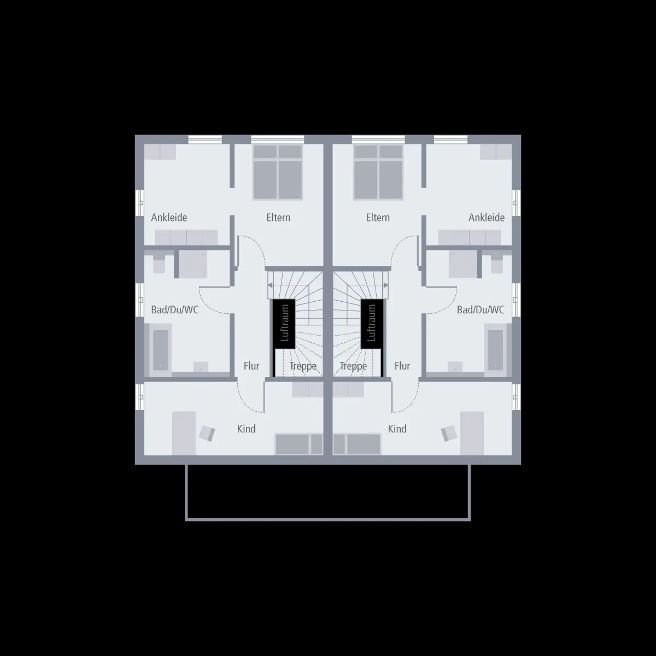 2 Haushälften, ein Haus ! Je Haushälfte/Familie mit halben Grundstück 378.000,-€ !