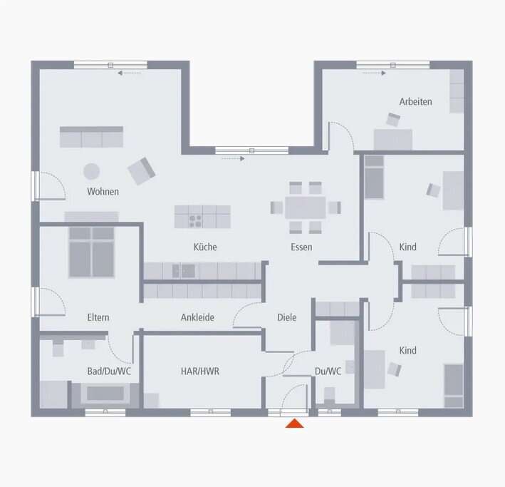 MODERNER BUNGALOW ZUR FREIEN ENTFALTUNG