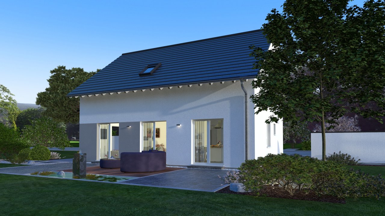 Exklusives Design mit optimalen Grundriss zum Wohl fühlen ! Inklusive eines Grundstückes berechnet !