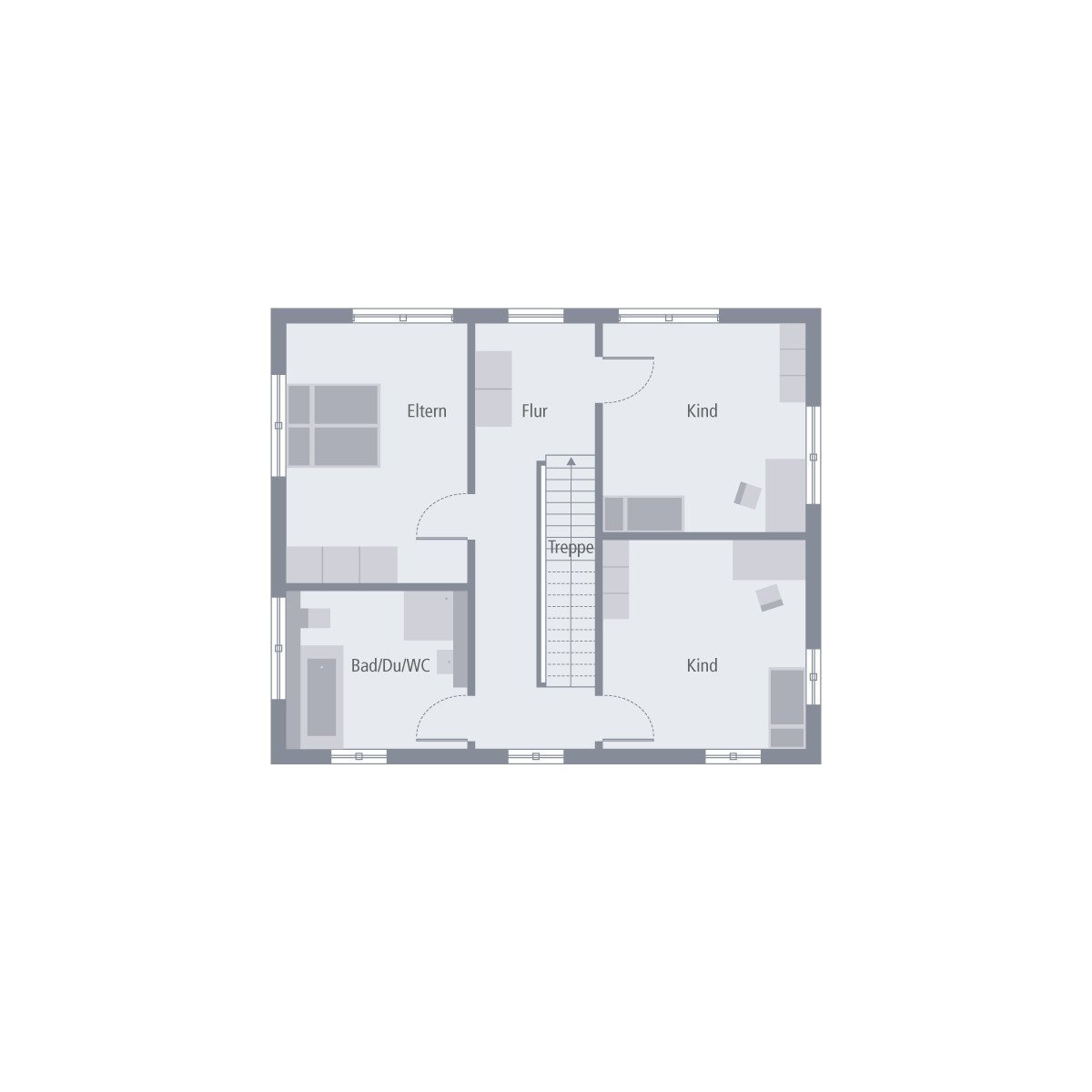 MODERNES WOHNHAUS MIT ELEGANTEM WALMDACH INKL.KÜCHE VON OKAL