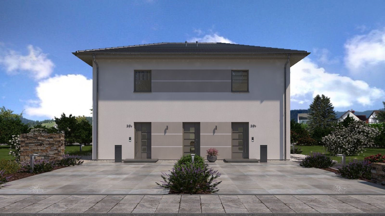 Strausberg: Haus mit 2 Haushälften ! Nur 440.000,-€ für eine Haushälfte mit Grundstück in Strausberg Stadt ! 