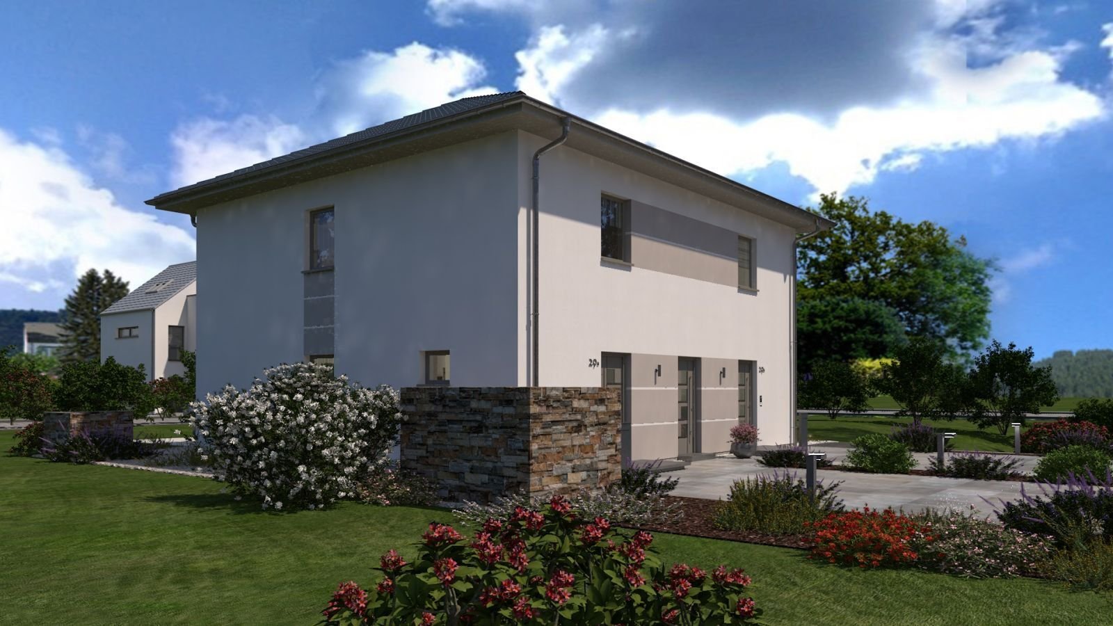 MEHRGENERATIONEN ODER 2 FAMILIEN VILLA JETZT BAUEN MIT OKAL