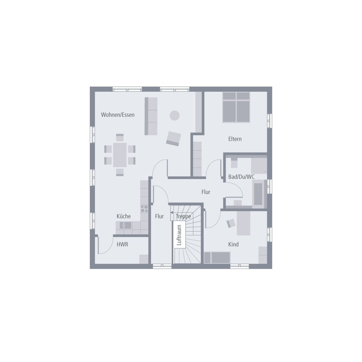 Zweifamilienhaus im großen Stil