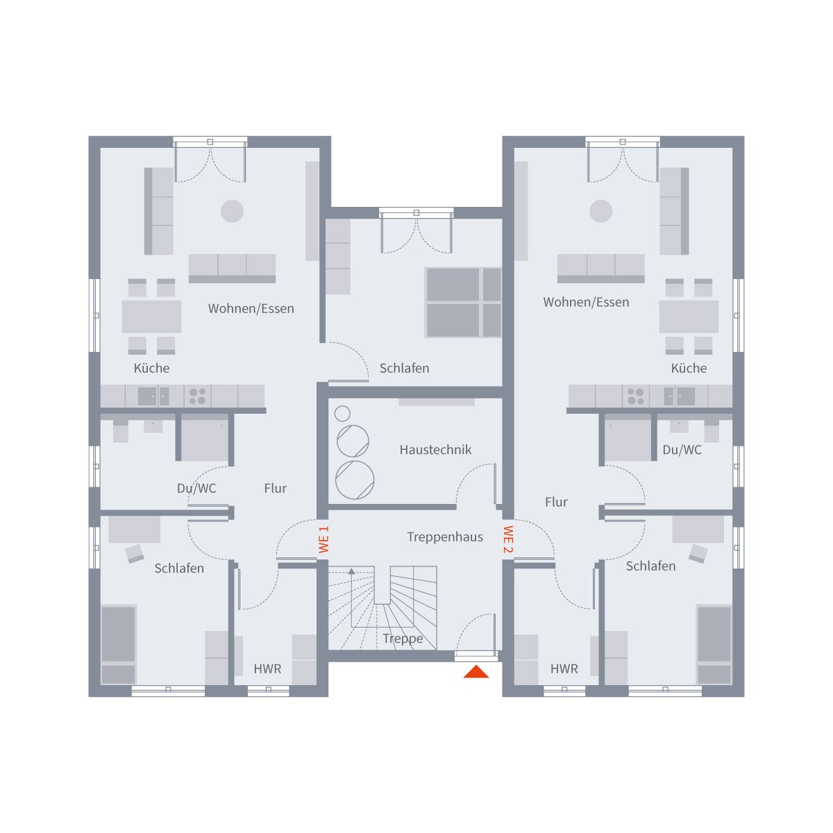 Wohnung mit ca. 100 qm ! Nur rund 377.000,-€ inklusive anteiliger Kosten/Grundstück