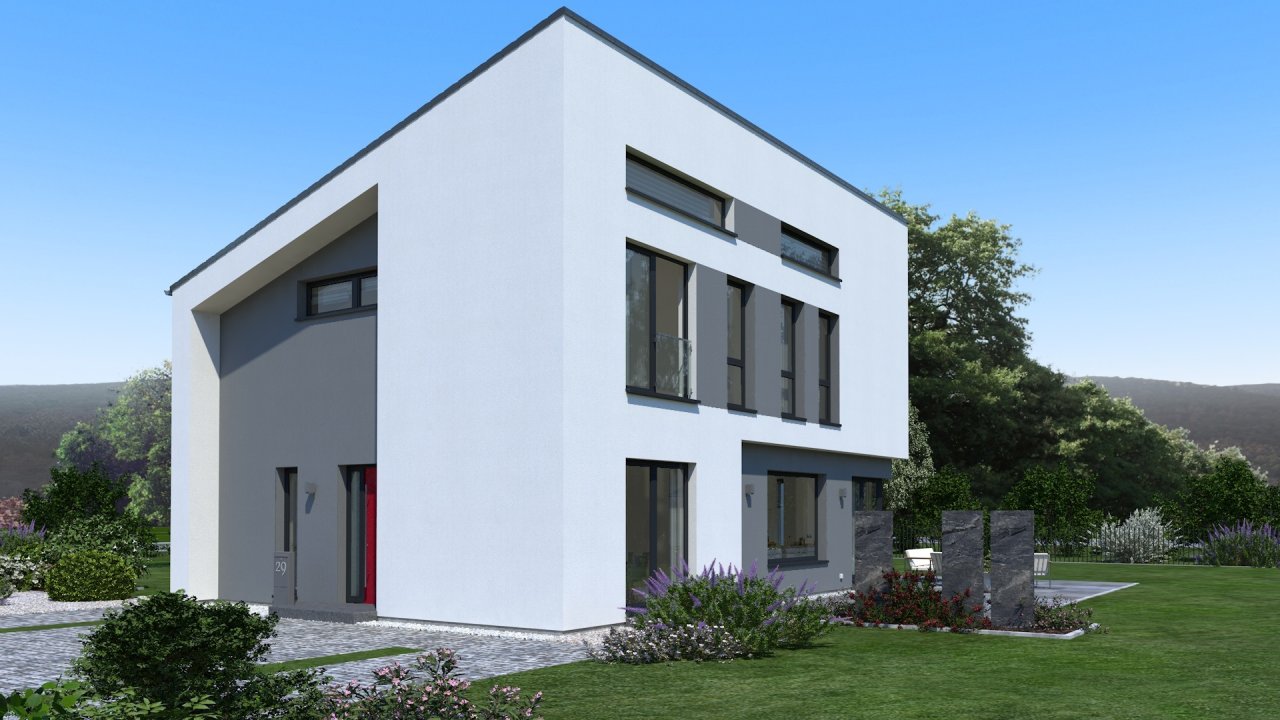 Pultdachhaus in Lichtenrade - Loftgefühl dank extra hoher Decken
