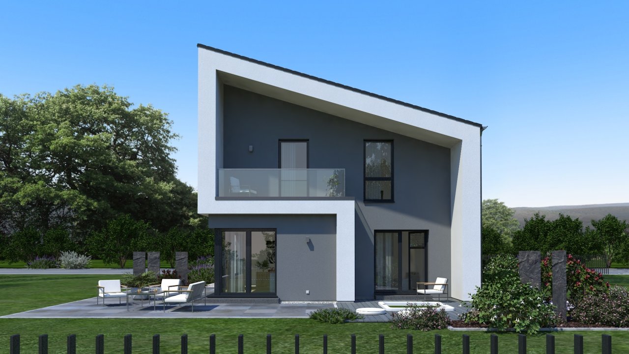 Pultdachhaus in Lichtenrade - Loftgefühl dank extra hoher Decken