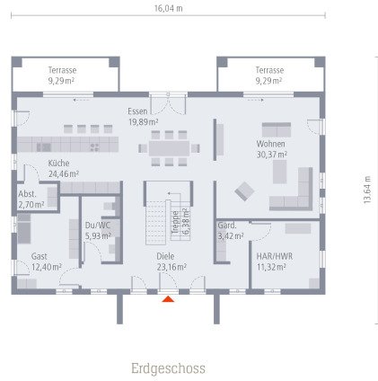 Repräsentativ und groß ! In der Größe einmalig mit Grundstück zu dem Preis !