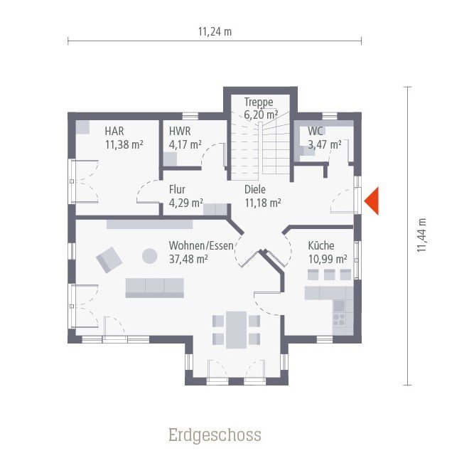 Ein wunderschönes Haus mit faszinierender Optik, einfach nur zum Wohl fühlen ! Mit Grundstück !