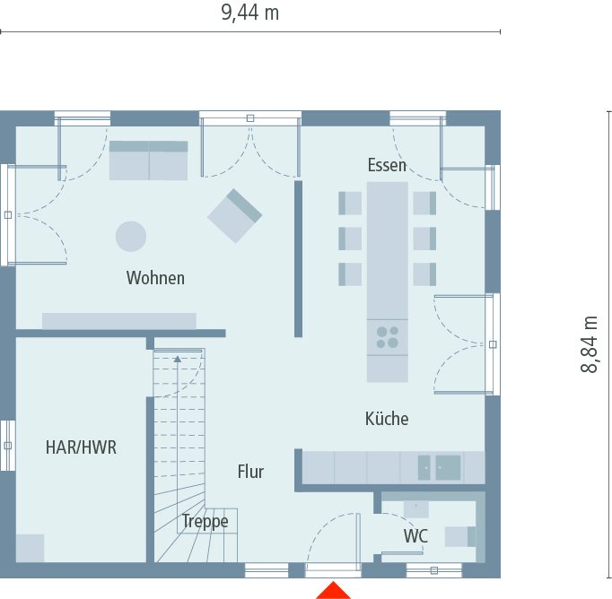 Es wird das Haus ihrer Wünsche und auch das ihrer Familie ! Mit Grundstück berechnet !