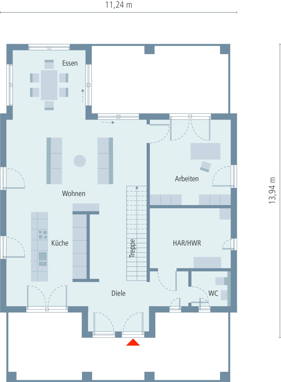 Genau ihr Haus !!! Mit umwerfender Optik mit viel Platz ! Preis inkl. Grundstück berechnet ! 