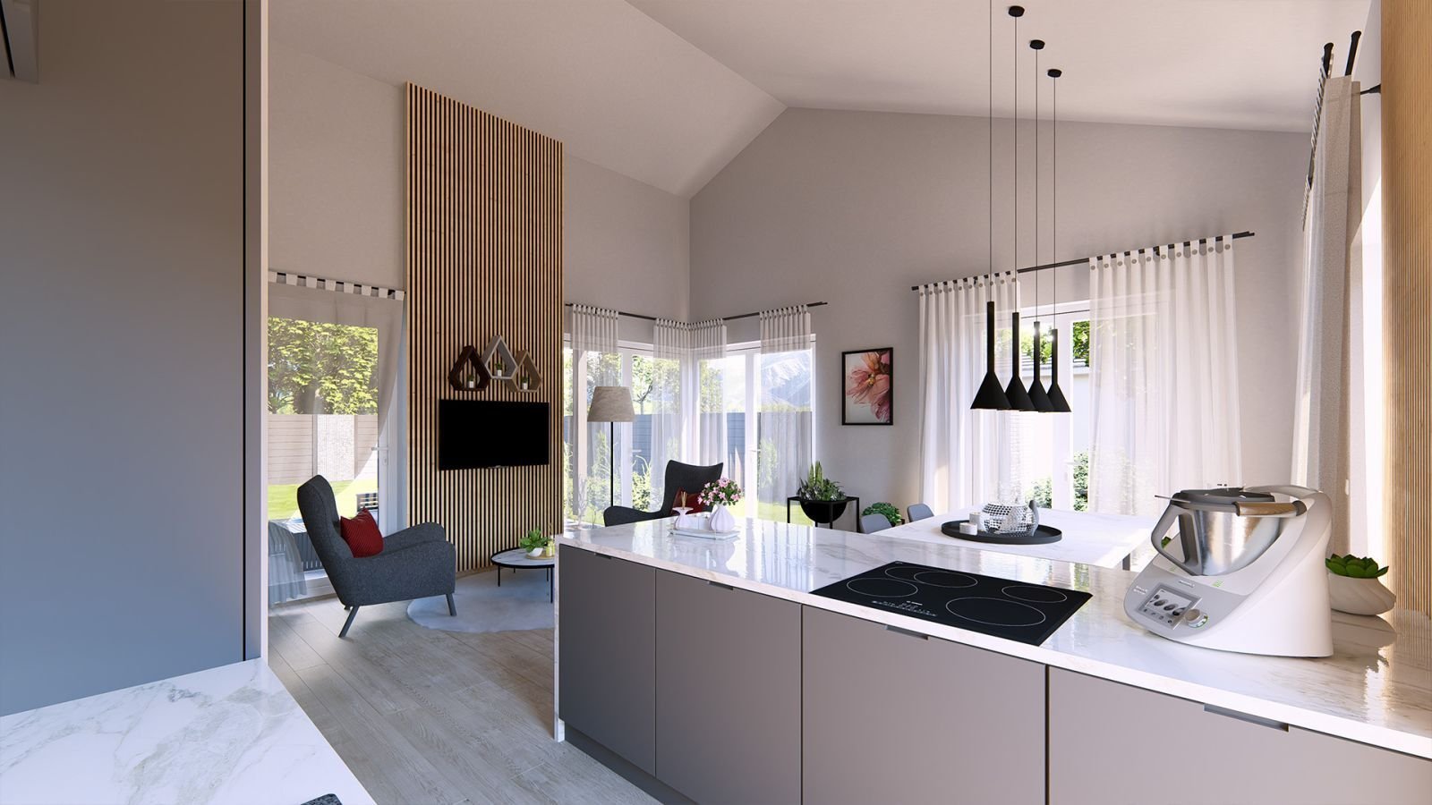 WOHNKOMFORT NEU DEFINIERT – MODERNER BUNGALOW ZUM WOHLFÜHLEN