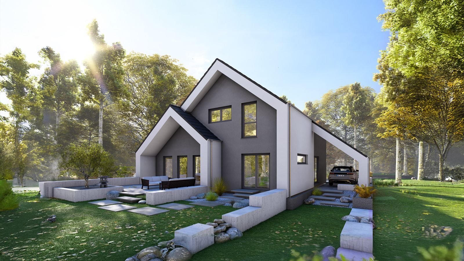 EXKLUSIVES DESIGNHAUS - MODERN. HELL. GROßZÜGIG