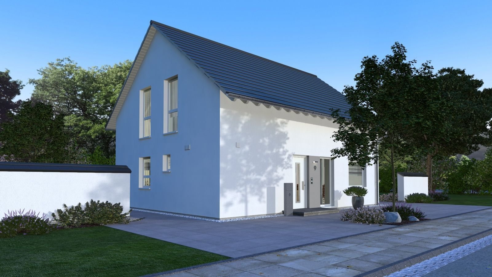 GRUNDSTÜCK MIT KLASSISCHEM GRUNDRISS - GROSSZÜGIGES HAUS