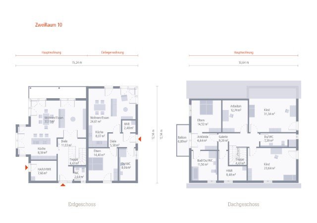 2-Familienhaus - Gesamtpreis geteilt ! Nur 449.200,-€ je Familie/Wohnung/Grundstücksanteil !