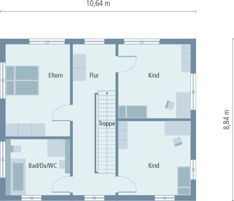 Moderne Stadtvilla mit 5 Zimmern in ruhiger Lage